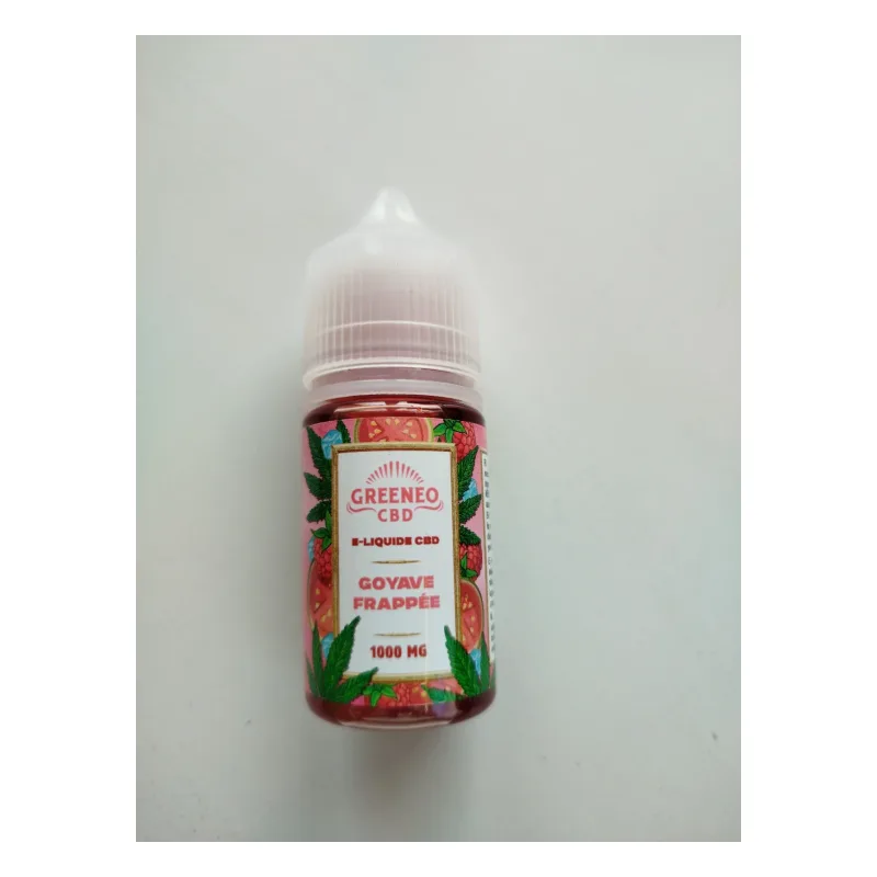 E-Liquide 10% CBD goyave frappée 30ML Greeneo X petit nuage