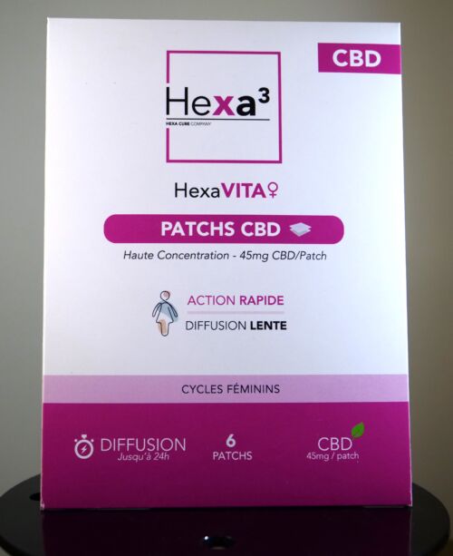 Patchs CBD Confort Menstruel 6x45mg HexaVITA®