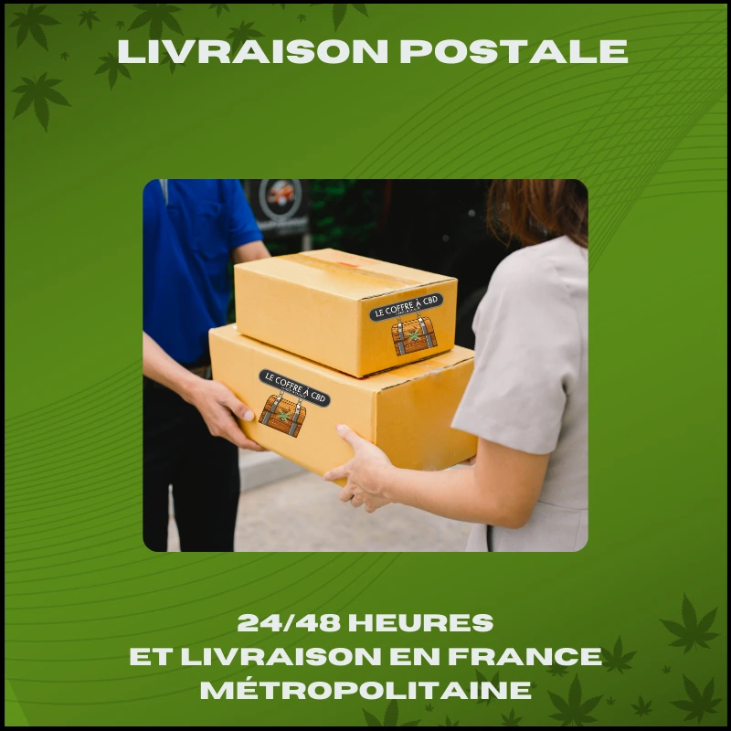 Livraison postale de CBD au Mans avec le Coffre à CBD Livraison postale de CBD au Mans avec le Coffre à CBD