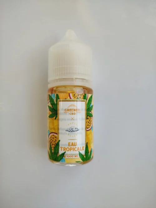 E-Liquide 10% CBD eau tropicale 30ML Greeneo X petit nuage