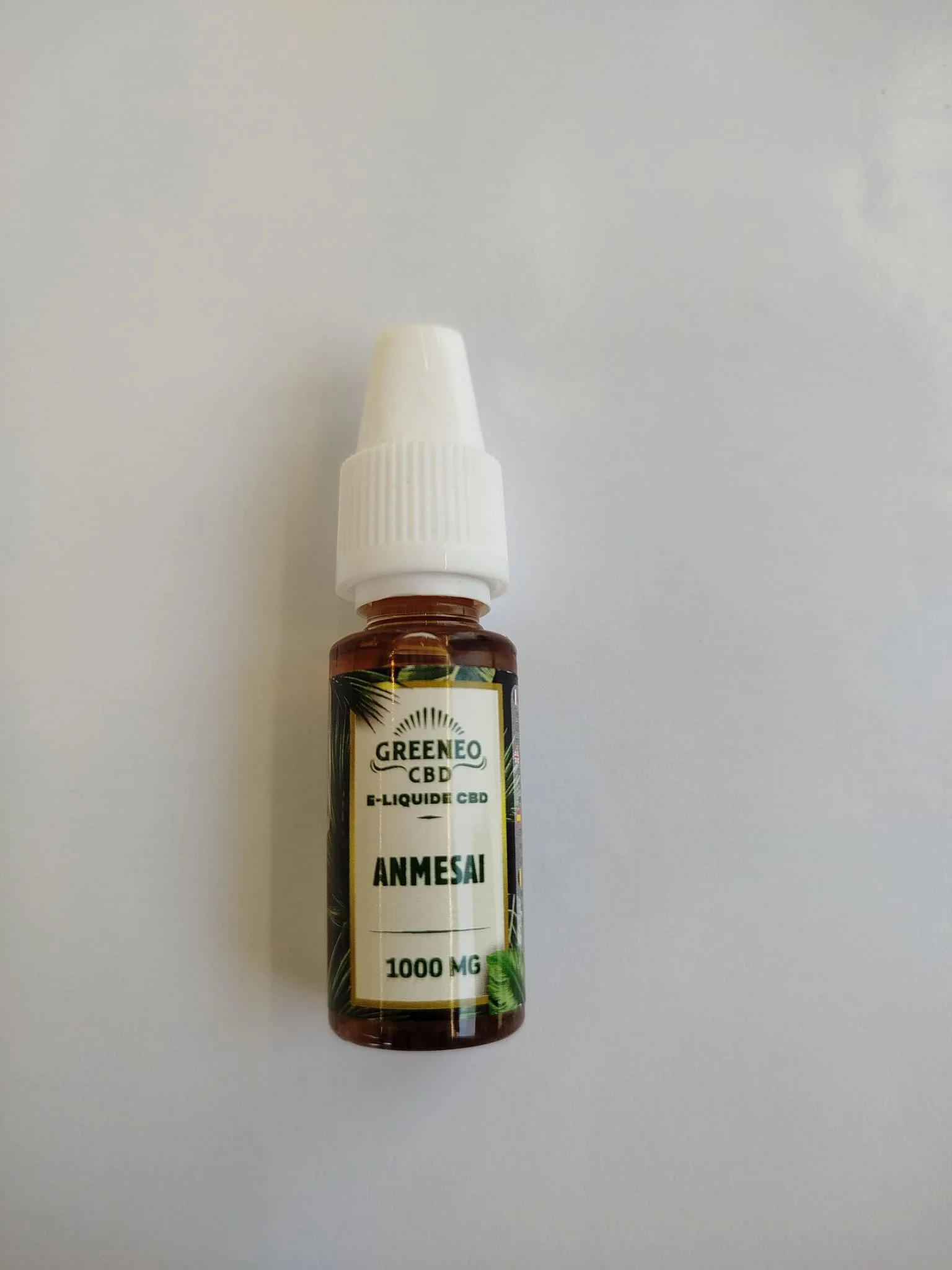 E-Liquide 10 - CBD Amnesai Greeneo 10ML - Le coffre à CBD au Mans