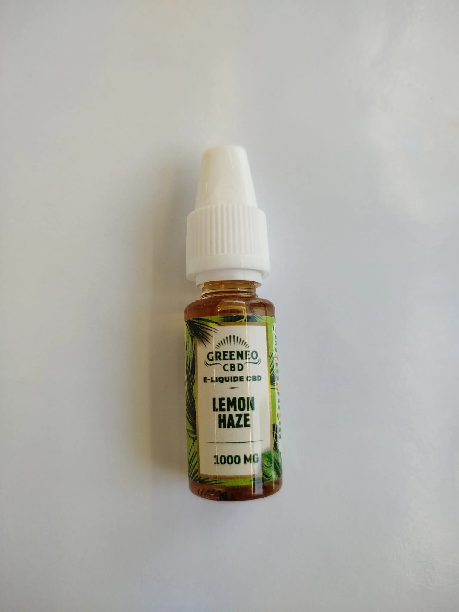 E-Liquide 10% CBD Lemon Haze Greeneo 10ML - le coffre à CBD au mans